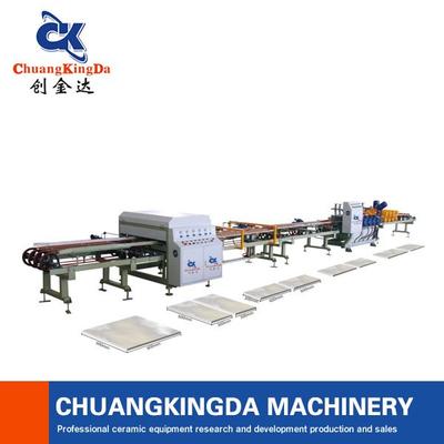 CKD-2 Ceramic Tiles Cutting Squaring Production Line Full Automatic Dry Type 