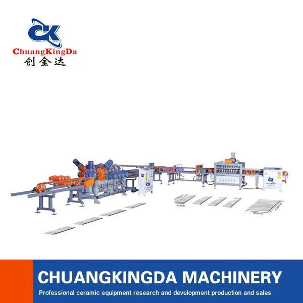CKD-3 Full Automatic Multi-Blade Dry Cutting & squaring and chamfering machine/ Floor tiles production line/grinding machinery